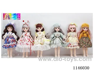 12’ 30cm 21 jointed solid doll mix and match