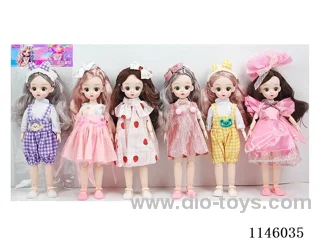 12’ 30cm 21 jointed solid doll mix and match