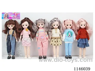12’ 30cm 21 jointed solid doll mix and match