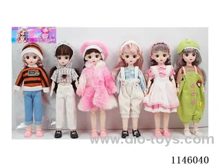 12’ 30cm 21 jointed solid doll mix and match