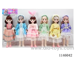 12’ 30cm 21 jointed solid doll mix and match