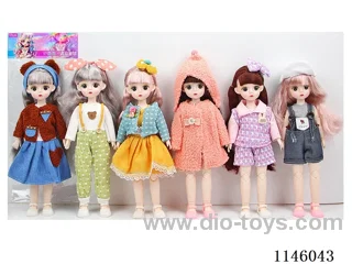 12’ 30cm 21 jointed solid doll mix and match