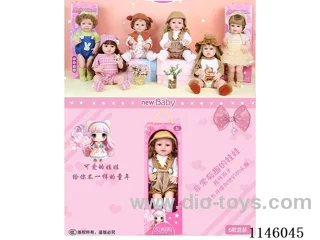 22’ 58cm 5 jointed vinyl body doll six mixes