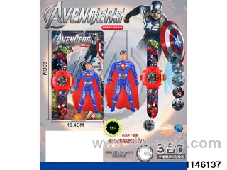 Projection watch with light