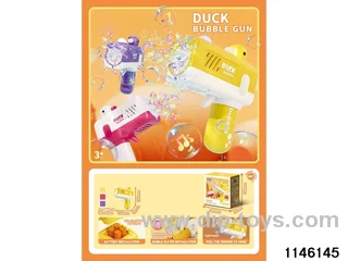Sound and light music bubble gun