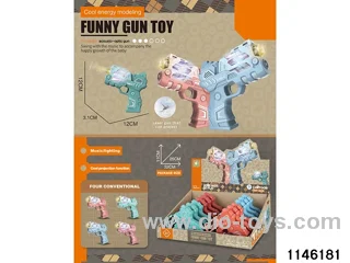 Sound and light projection space gun