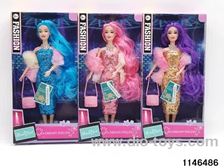 11.5 inch 9 jointed doll set