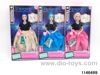 11.5 inch 9 jointed doll set