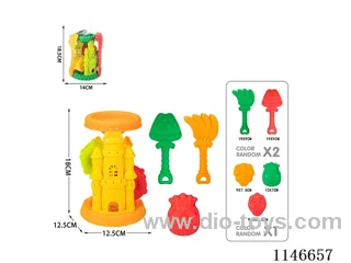 Beach Castle Hourglass Set 4pcs