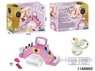 Manicure table with nail grinder and dryer
