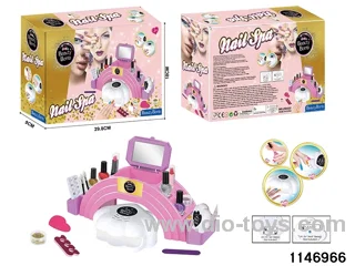 Manicure table with nail grinder and dryer