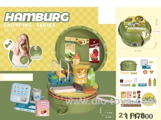 Round Burger Supermarket Tote