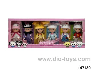 6 inch doll set