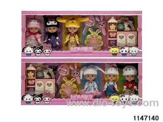 6 inch doll set