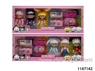 6 inch doll set