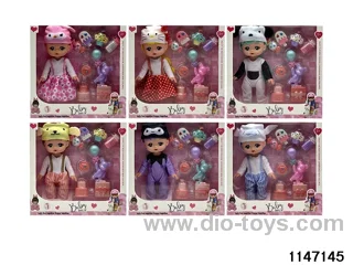10 inch musical doll set