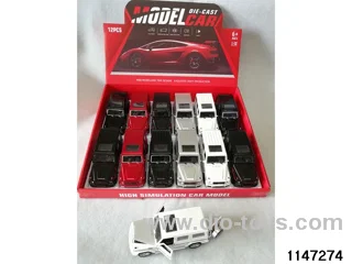 1:32 Pull Back Alloy Car with Sound and Lights