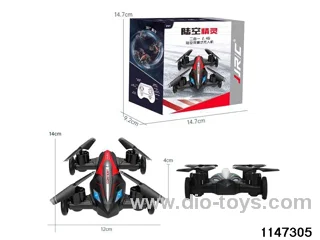 Land and Air Quadcopter