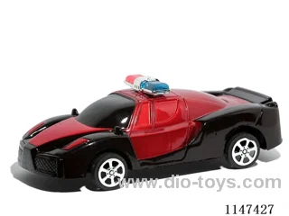 Painted inertia police car