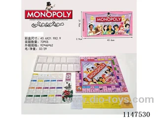 Arabic MONOPOLY Seven Princess Monopoly