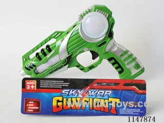 3 Lamps 16 Flash Guns (Painted Green)