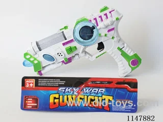 8-Light Flashing Gun (White)