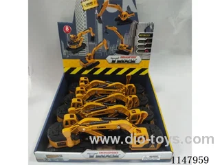 Inertial Engineering Excavator with Handle (8 pieces in a box) with action