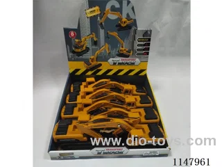 Inertial Engineering Excavator + Drill + Grab (box of 8) with action