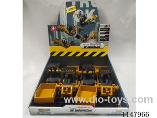 Inertial Engineering Bulldozer-Transporter (4 pieces in a box) with movement