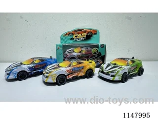inertia drift sports car with light music