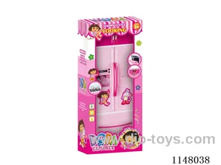 Dora Pink Solid Kitchen Set
