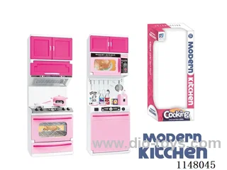 Pink solid colour kitchen set (2 mixes)