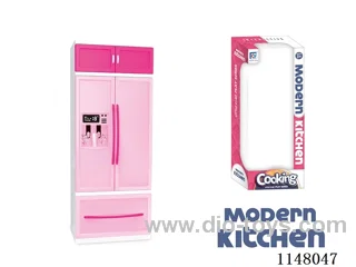 Pink solid colour kitchen and cookware set