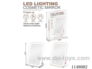 Make-up mirror (with three-colour light, infinitely dimmable)