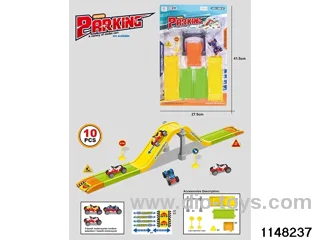 Railway car park set