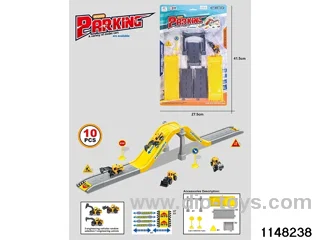 Railway car park set