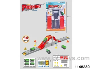 Railway car park set