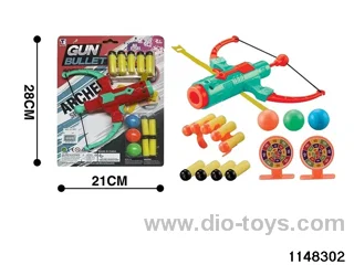 Bow and arrow softball gun