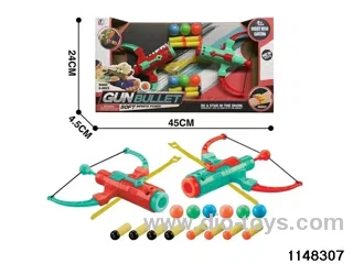 Bow and arrow softball gun