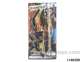 Antique bronze bow and arrow axe