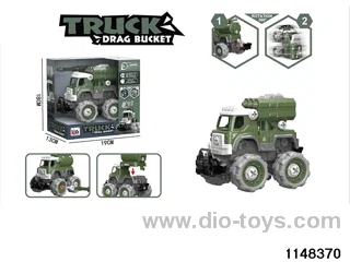 Inertial military missile vehicle