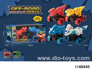Velociraptor, Triceratops vs. Chariot