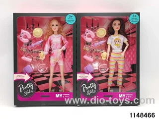 11.5 inch 9 joints doll set