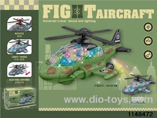 Electric universal sound and light aeroplane