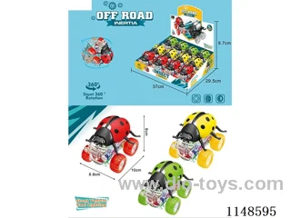 inertia car with light 12PCS