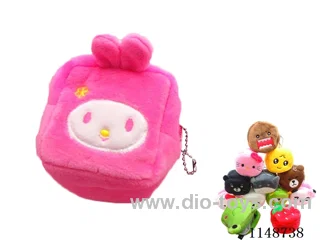 Plush Square Coin Purse