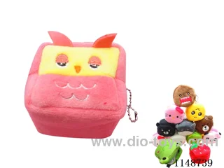 Plush Square Coin Purse