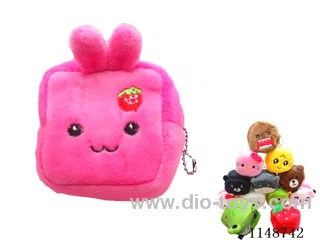 Plush Square Coin Purse