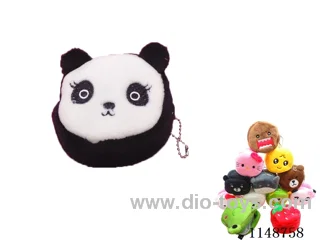 Round Plush Coin Purse