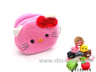 Round - Plush Coin Purse